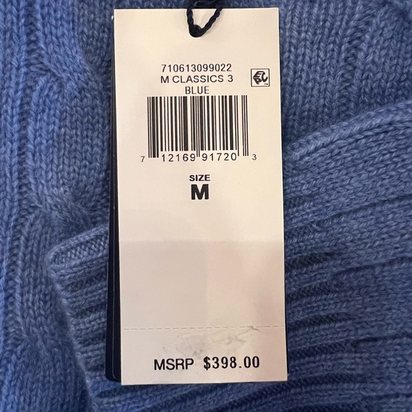 Ralph Lauren Men’s Blue Cashmere Sweater - NWT - Picture 2 of 2